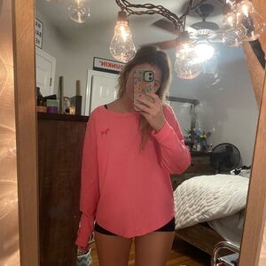 PINK Neon Crewneck